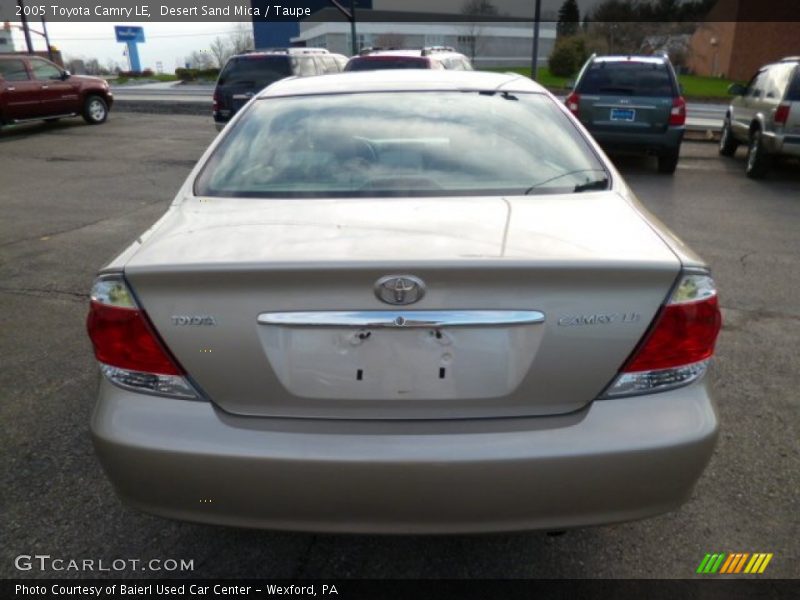 Desert Sand Mica / Taupe 2005 Toyota Camry LE