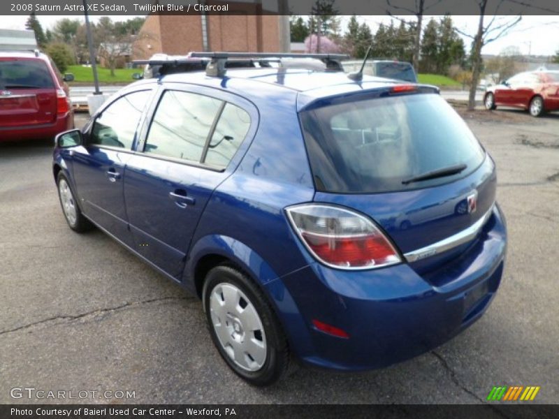 Twilight Blue / Charcoal 2008 Saturn Astra XE Sedan