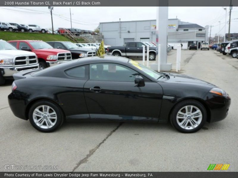 Black Pearl / GS Black Cloth 2008 Hyundai Tiburon GS