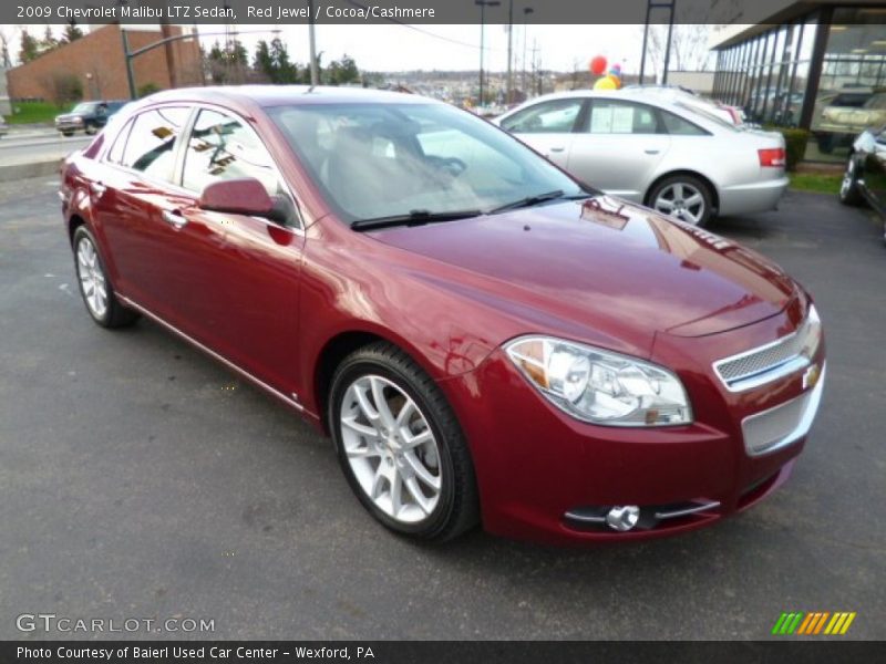 Red Jewel / Cocoa/Cashmere 2009 Chevrolet Malibu LTZ Sedan