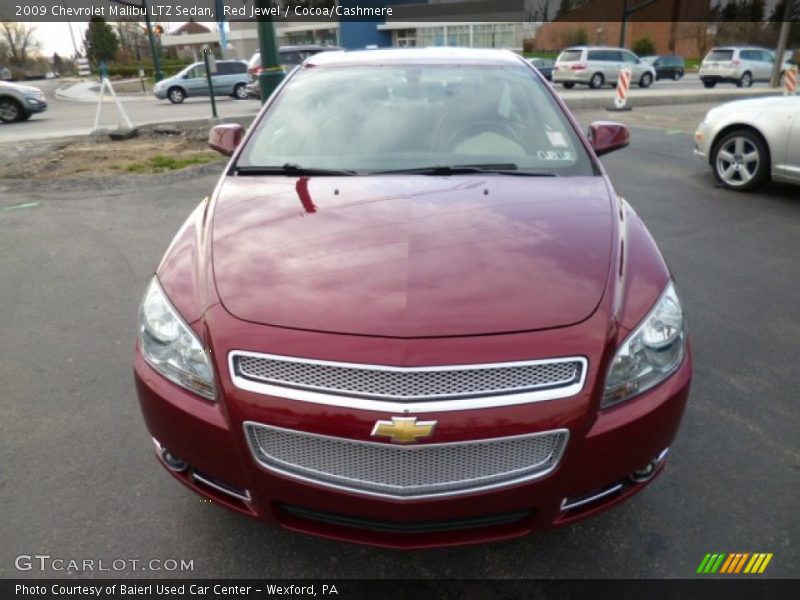 Red Jewel / Cocoa/Cashmere 2009 Chevrolet Malibu LTZ Sedan