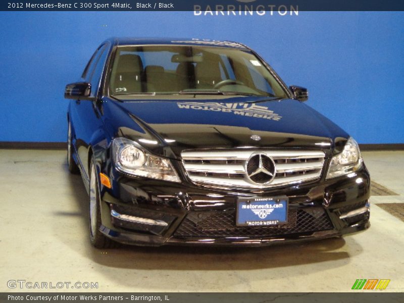 Black / Black 2012 Mercedes-Benz C 300 Sport 4Matic