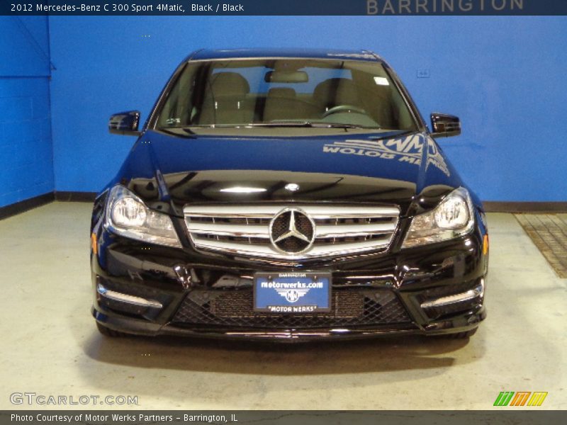 Black / Black 2012 Mercedes-Benz C 300 Sport 4Matic