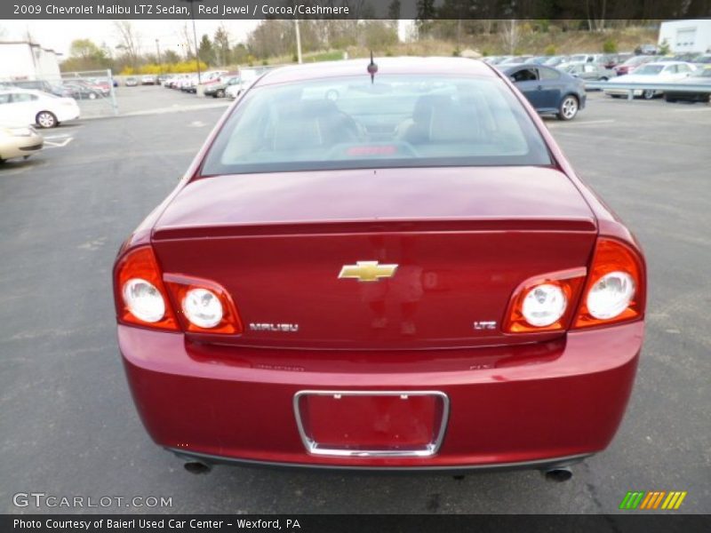 Red Jewel / Cocoa/Cashmere 2009 Chevrolet Malibu LTZ Sedan