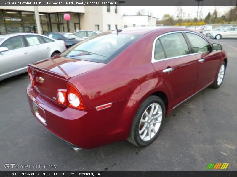 Red Jewel / Cocoa/Cashmere 2009 Chevrolet Malibu LTZ Sedan