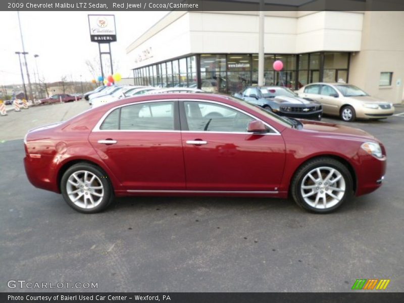 Red Jewel / Cocoa/Cashmere 2009 Chevrolet Malibu LTZ Sedan