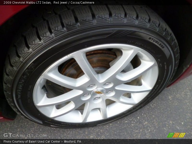 Red Jewel / Cocoa/Cashmere 2009 Chevrolet Malibu LTZ Sedan