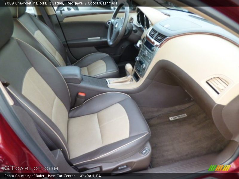 Red Jewel / Cocoa/Cashmere 2009 Chevrolet Malibu LTZ Sedan