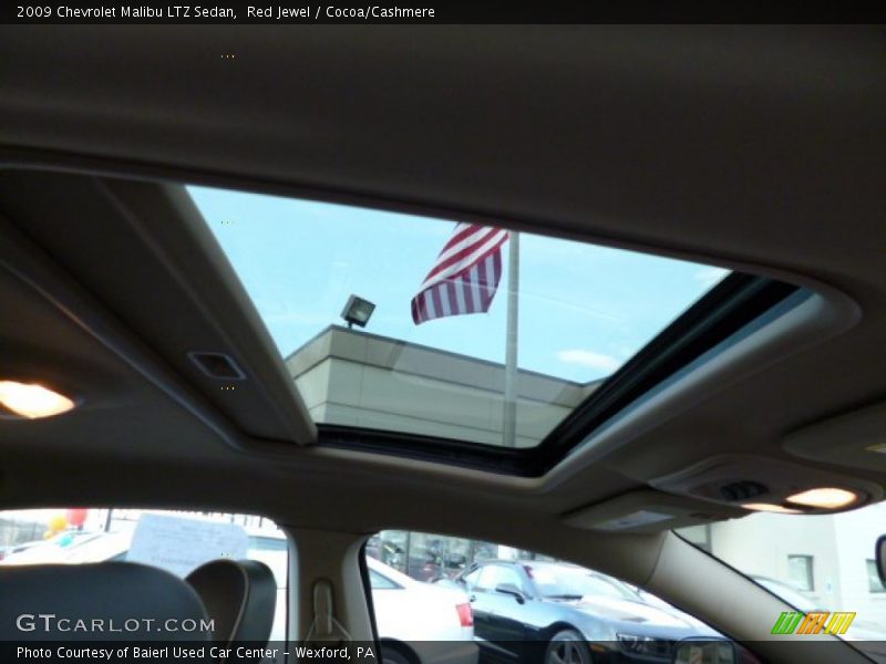 Red Jewel / Cocoa/Cashmere 2009 Chevrolet Malibu LTZ Sedan