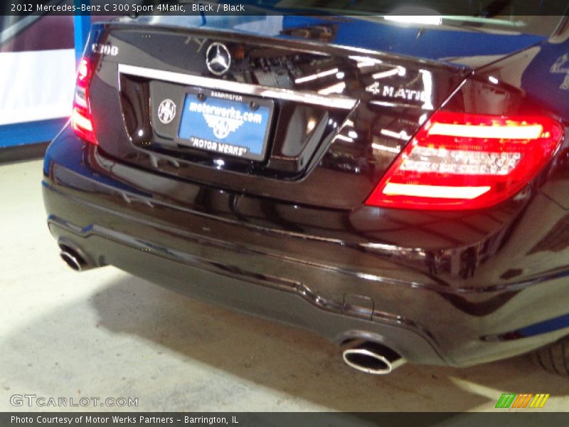 Black / Black 2012 Mercedes-Benz C 300 Sport 4Matic