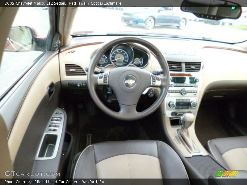 Red Jewel / Cocoa/Cashmere 2009 Chevrolet Malibu LTZ Sedan