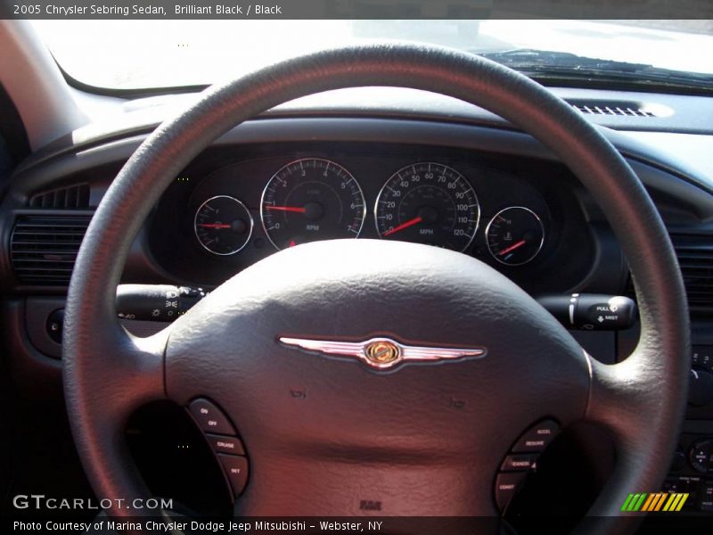 Brilliant Black / Black 2005 Chrysler Sebring Sedan