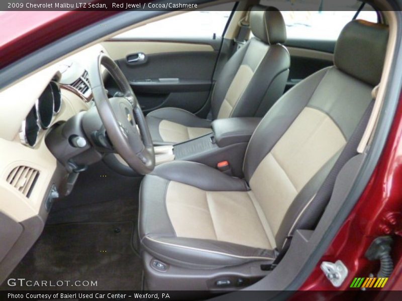 Red Jewel / Cocoa/Cashmere 2009 Chevrolet Malibu LTZ Sedan