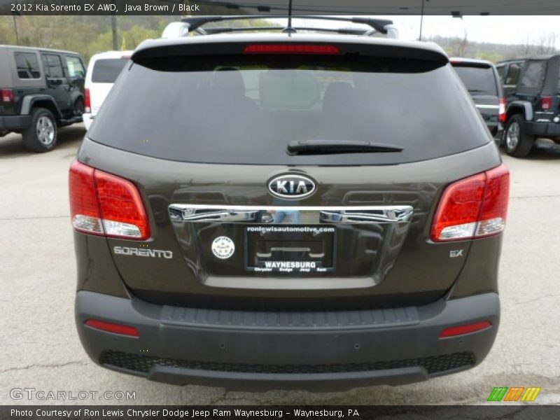 Java Brown / Black 2012 Kia Sorento EX AWD