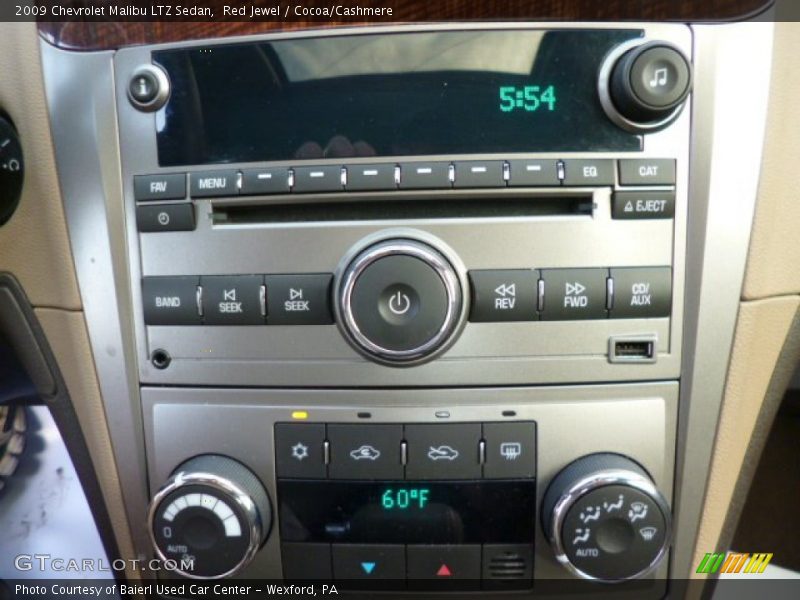 Red Jewel / Cocoa/Cashmere 2009 Chevrolet Malibu LTZ Sedan