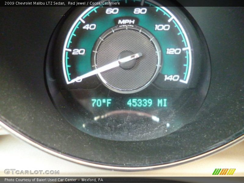Red Jewel / Cocoa/Cashmere 2009 Chevrolet Malibu LTZ Sedan