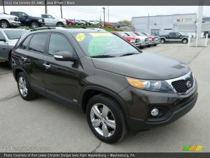 Java Brown / Black 2012 Kia Sorento EX AWD