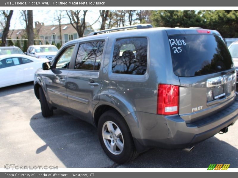 Polished Metal Metallic / Black 2011 Honda Pilot EX 4WD