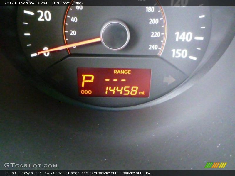 Java Brown / Black 2012 Kia Sorento EX AWD