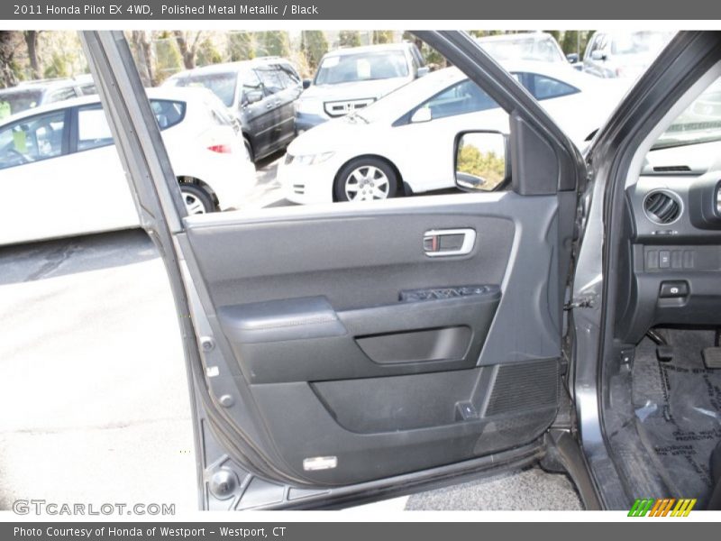 Polished Metal Metallic / Black 2011 Honda Pilot EX 4WD
