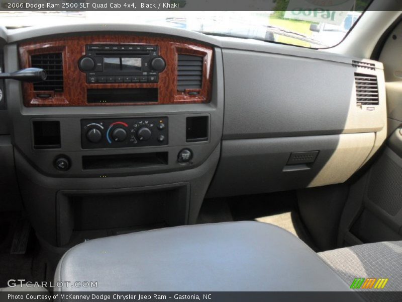 Black / Khaki 2006 Dodge Ram 2500 SLT Quad Cab 4x4