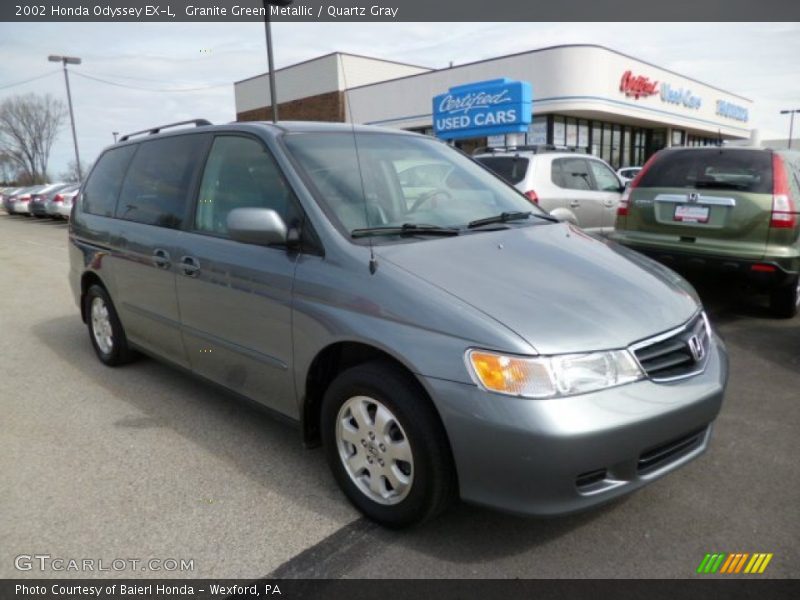 Granite Green Metallic / Quartz Gray 2002 Honda Odyssey EX-L
