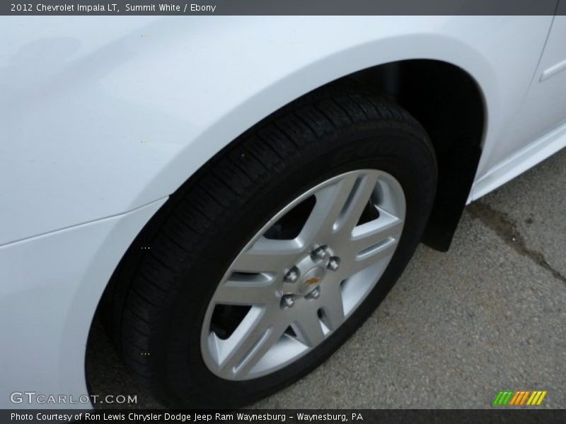 Summit White / Ebony 2012 Chevrolet Impala LT