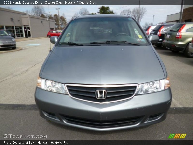 Granite Green Metallic / Quartz Gray 2002 Honda Odyssey EX-L