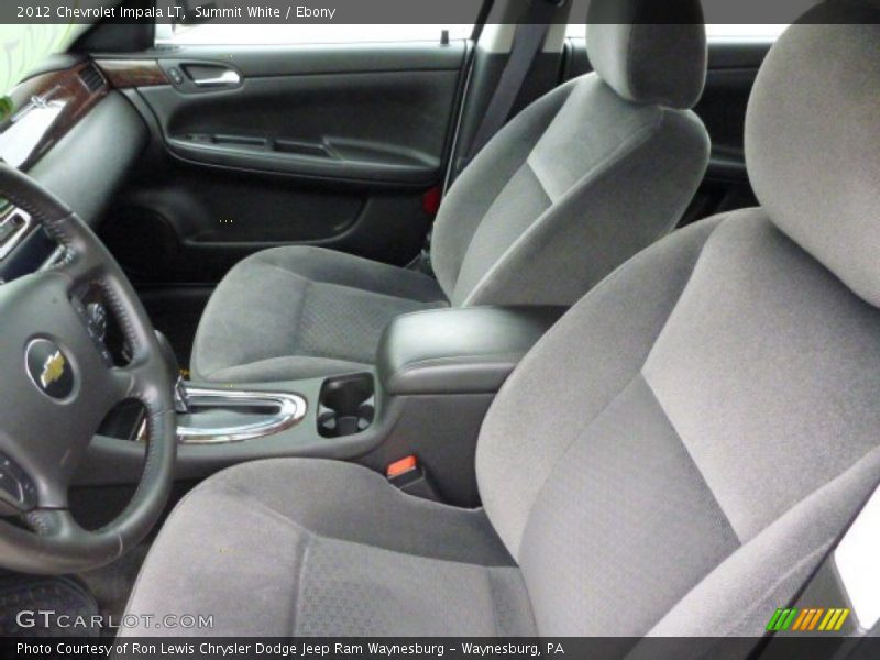 Summit White / Ebony 2012 Chevrolet Impala LT