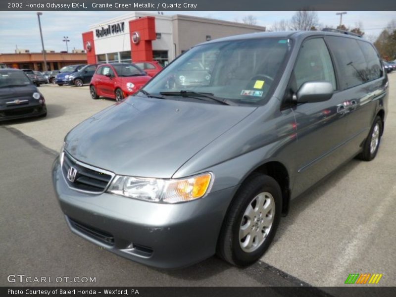 Granite Green Metallic / Quartz Gray 2002 Honda Odyssey EX-L