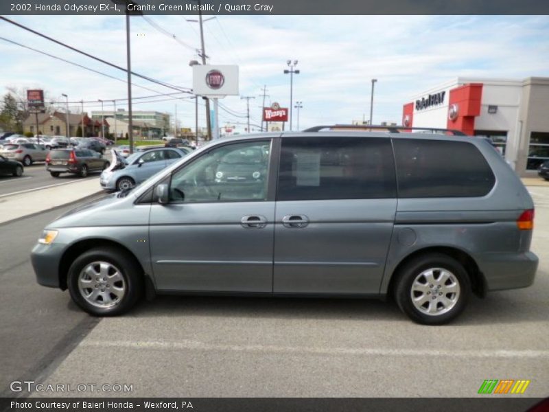 Granite Green Metallic / Quartz Gray 2002 Honda Odyssey EX-L