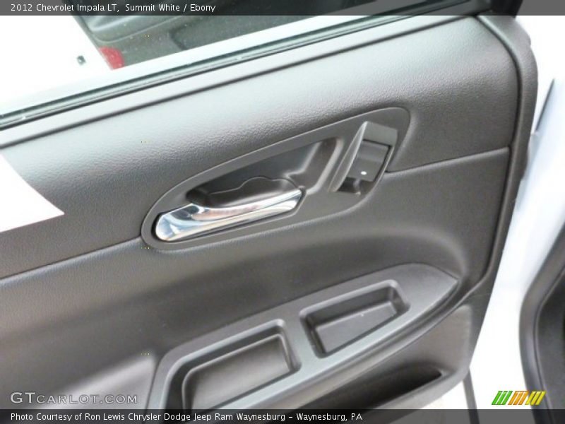 Summit White / Ebony 2012 Chevrolet Impala LT