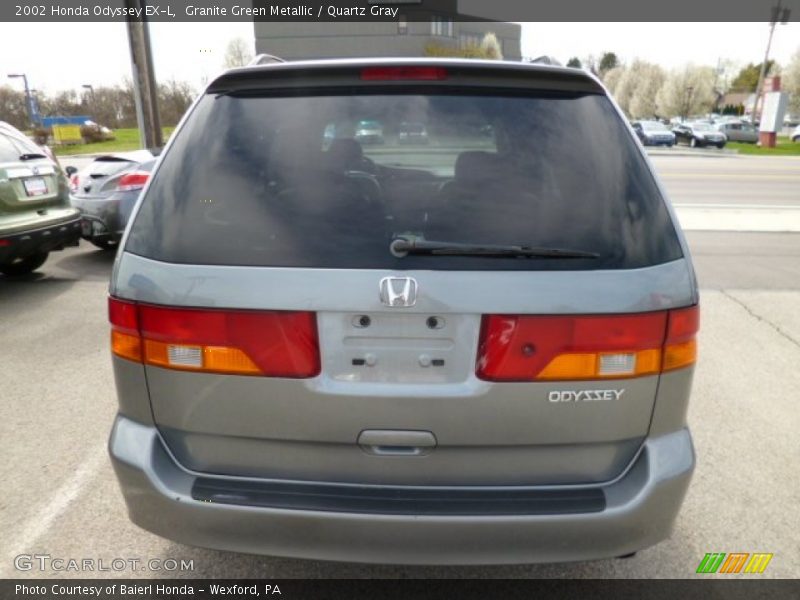 Granite Green Metallic / Quartz Gray 2002 Honda Odyssey EX-L