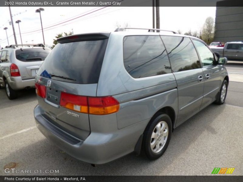 Granite Green Metallic / Quartz Gray 2002 Honda Odyssey EX-L