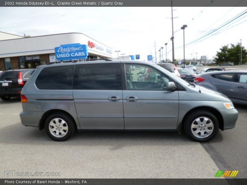 Granite Green Metallic / Quartz Gray 2002 Honda Odyssey EX-L