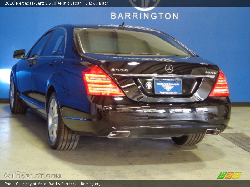 Black / Black 2010 Mercedes-Benz S 550 4Matic Sedan