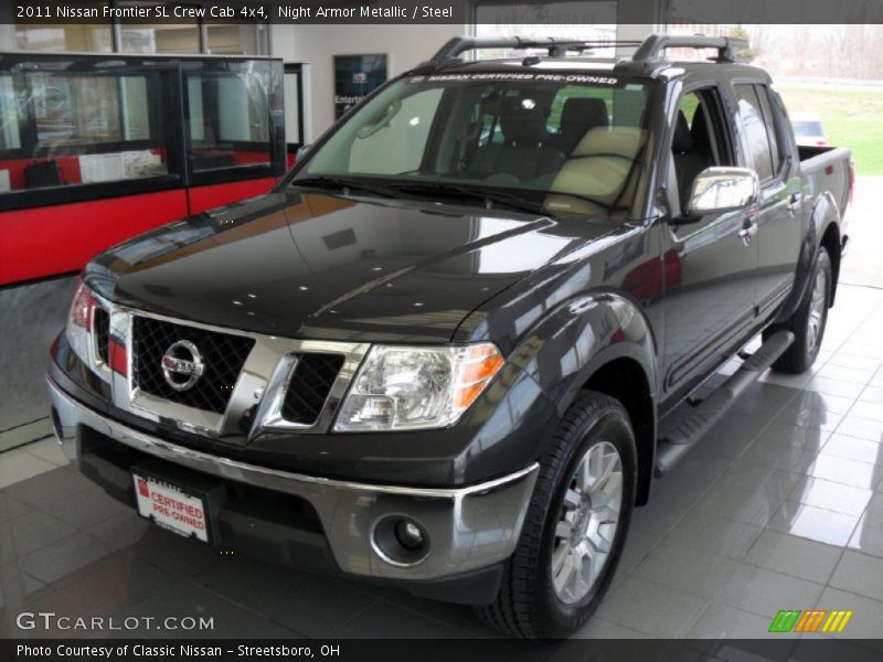 Night Armor Metallic / Steel 2011 Nissan Frontier SL Crew Cab 4x4