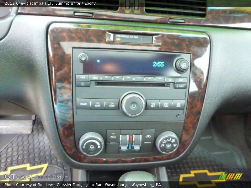 Summit White / Ebony 2012 Chevrolet Impala LT