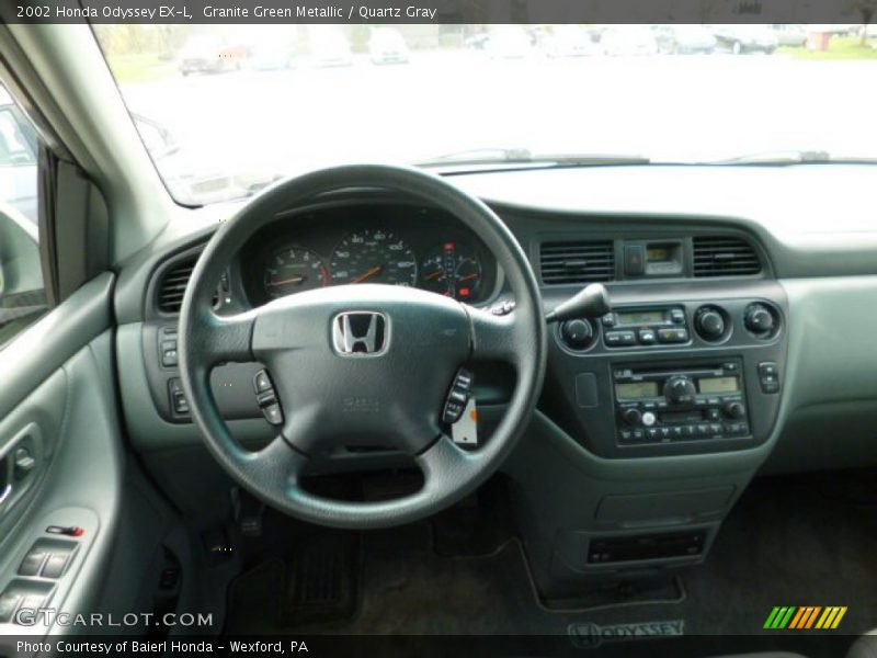 Granite Green Metallic / Quartz Gray 2002 Honda Odyssey EX-L