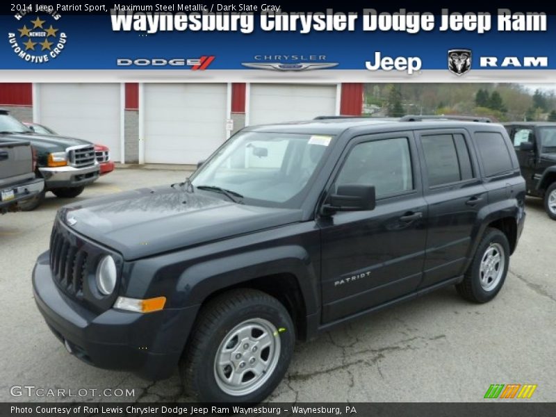Maximum Steel Metallic / Dark Slate Gray 2014 Jeep Patriot Sport