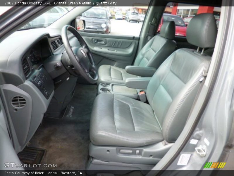 Granite Green Metallic / Quartz Gray 2002 Honda Odyssey EX-L