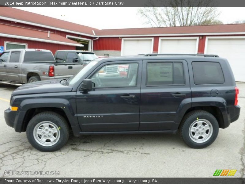 Maximum Steel Metallic / Dark Slate Gray 2014 Jeep Patriot Sport