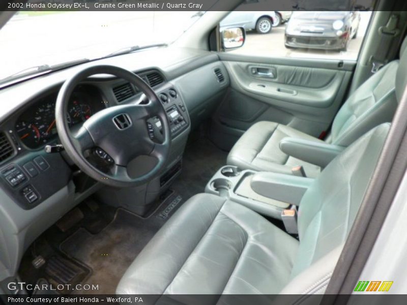 Granite Green Metallic / Quartz Gray 2002 Honda Odyssey EX-L