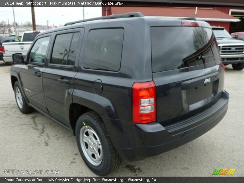 Maximum Steel Metallic / Dark Slate Gray 2014 Jeep Patriot Sport