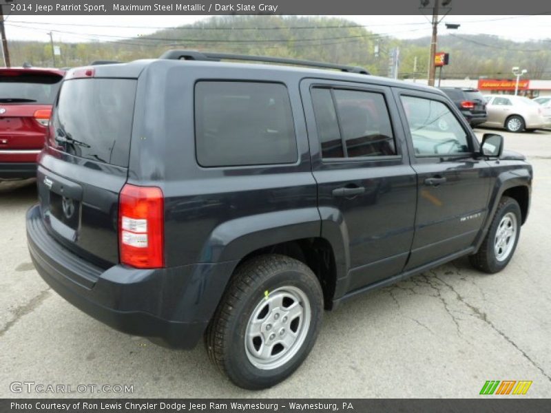 Maximum Steel Metallic / Dark Slate Gray 2014 Jeep Patriot Sport