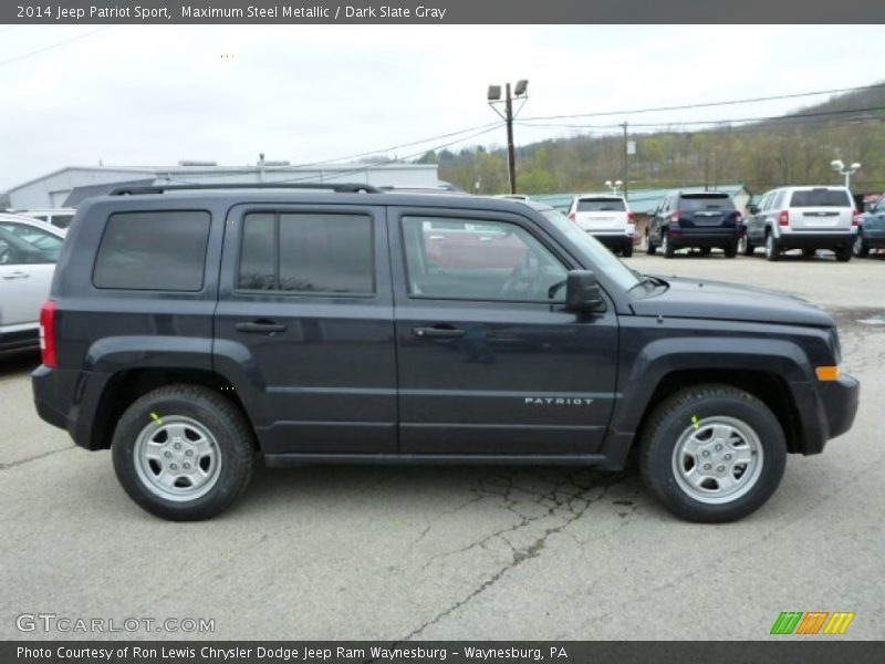Maximum Steel Metallic / Dark Slate Gray 2014 Jeep Patriot Sport