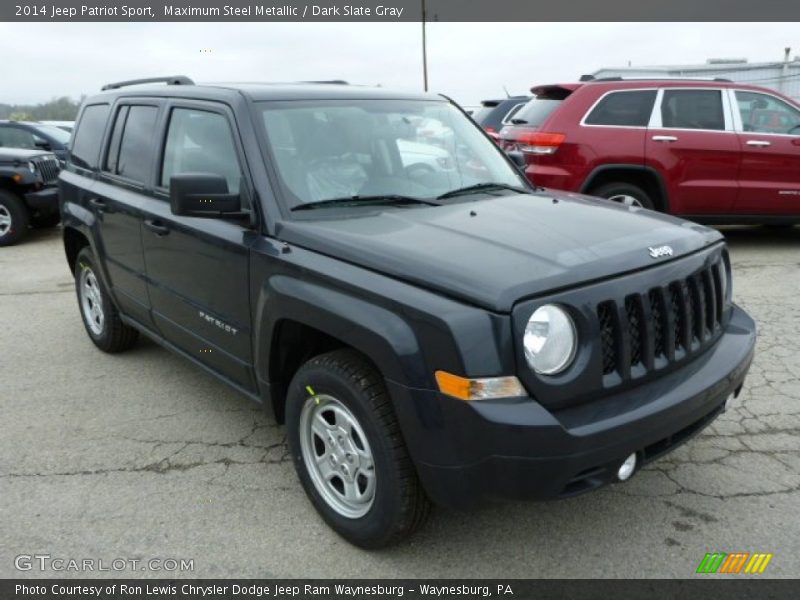 Maximum Steel Metallic / Dark Slate Gray 2014 Jeep Patriot Sport