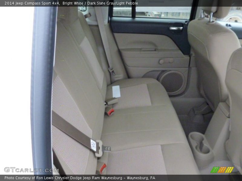 Bright White / Dark Slate Gray/Light Pebble 2014 Jeep Compass Sport 4x4