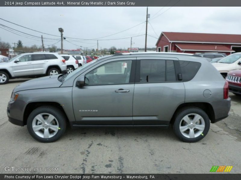 Mineral Gray Metallic / Dark Slate Gray 2014 Jeep Compass Latitude 4x4