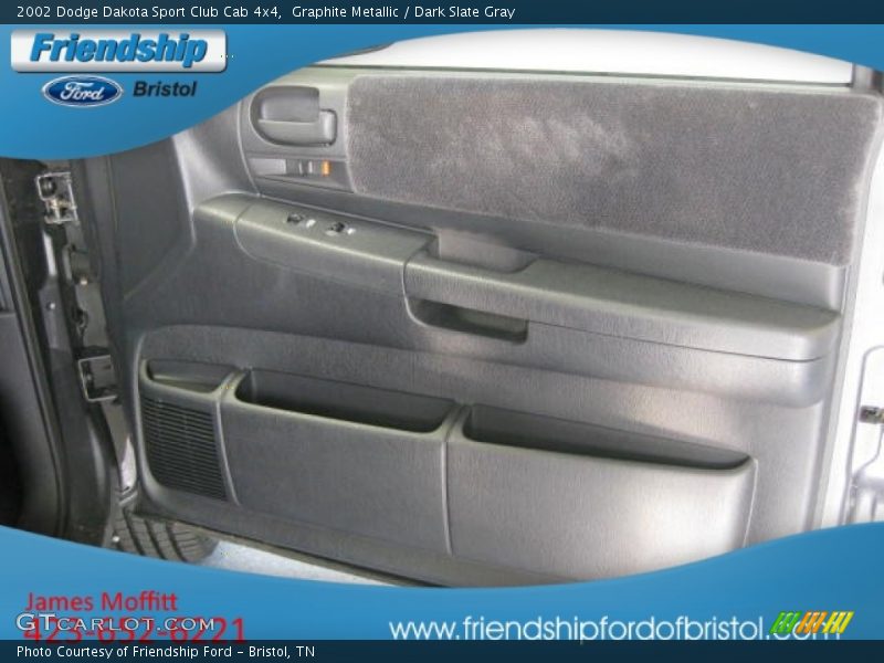 Graphite Metallic / Dark Slate Gray 2002 Dodge Dakota Sport Club Cab 4x4